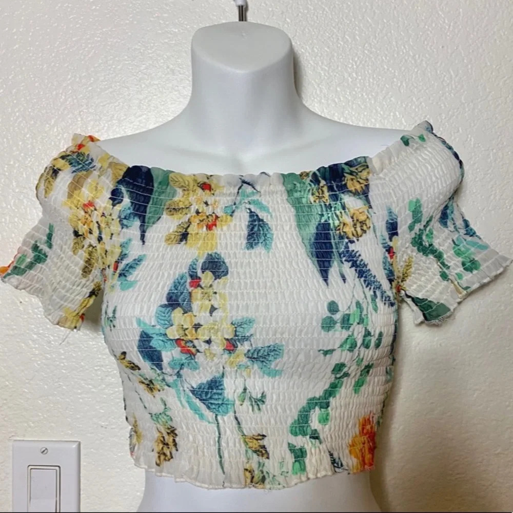 Hype Floral Crop Top